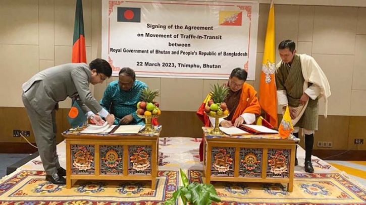 Bangladesh, Bhutan sign transit agreement