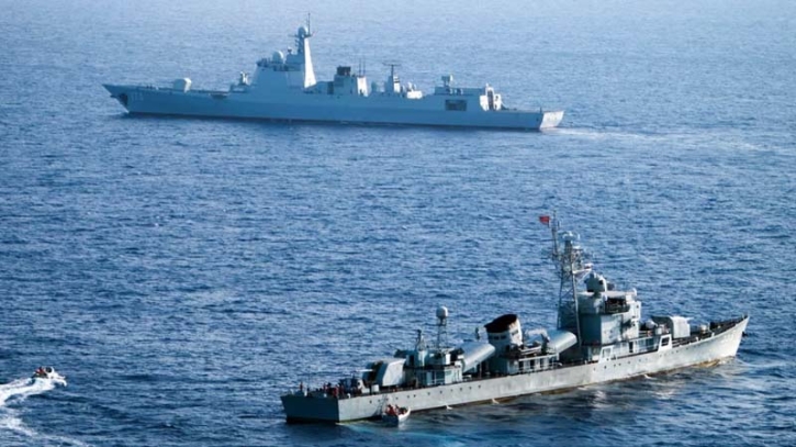 China says it warned away US warship in South China Sea