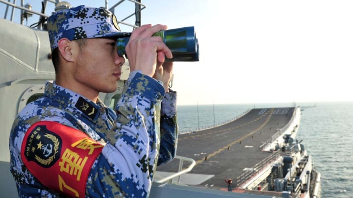 Chinese army encircles Taiwan