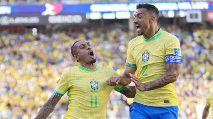 Brazil into Copa America quarters after 1-1 draw with Colombia