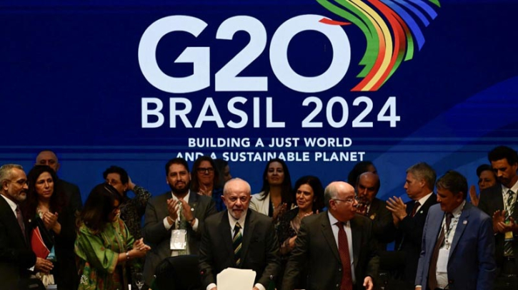 G20 leaders turn focus to climate change on Rio summit's last day