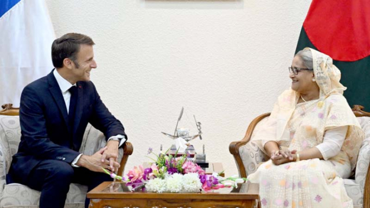 Bangladesh-France sign bilateral instruments on infrastructure, satellite system