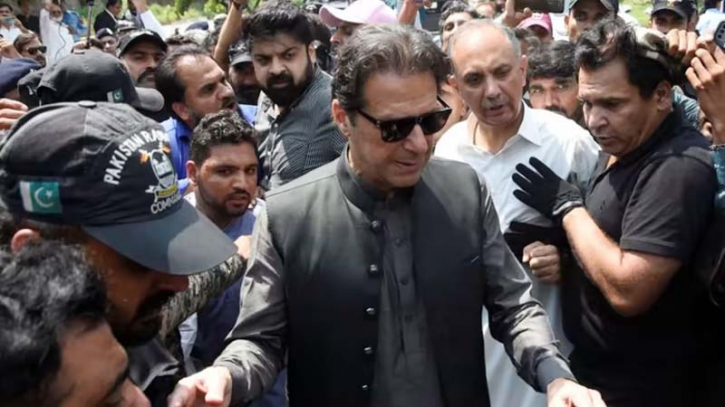 Imran Khan sentenced to three years in prison, arrested