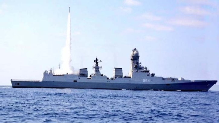 Indian Navy successfully tests medium range air missile