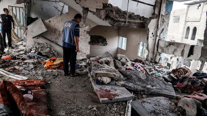 Israeli strike on UN shelter in Gaza kills at least 39