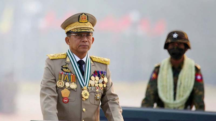 Myanmar's military chief on first visit to ally China since coup