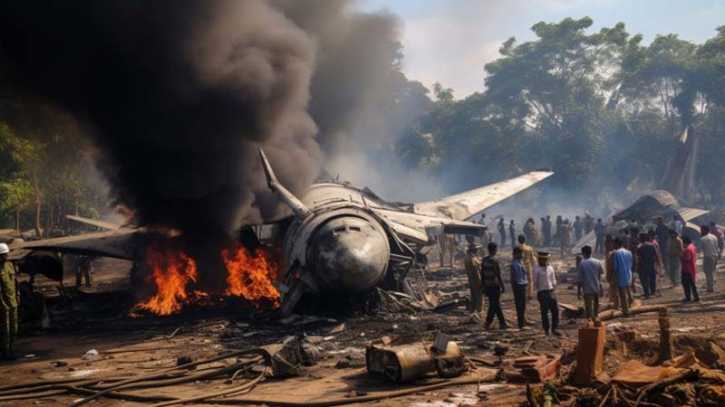 Myanmar fighter jet crashes, rebels claim responsibility