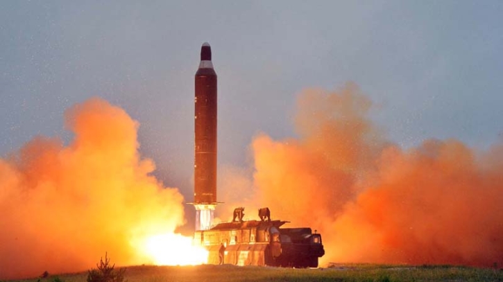 N.K fires ballistic missiles towards sea off east coast