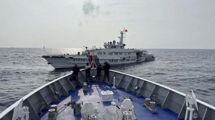 Philippines says China coast guard collided with supply ship