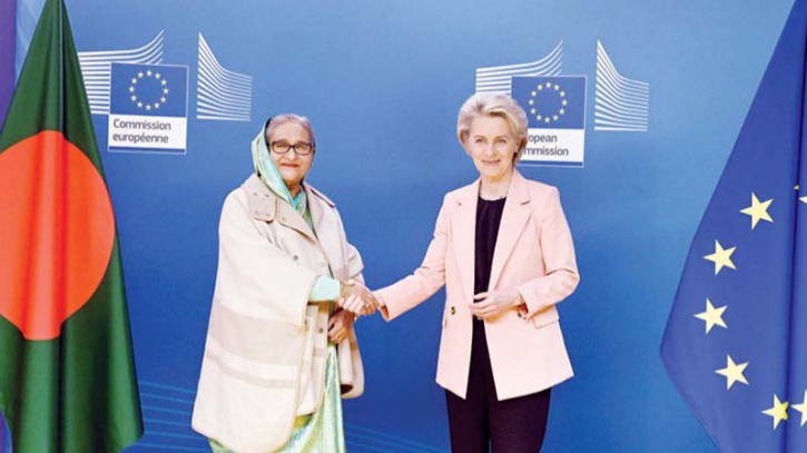 Ursula von pledges enhanced cooperation with Bangladesh under Sheikh Hasina's new term