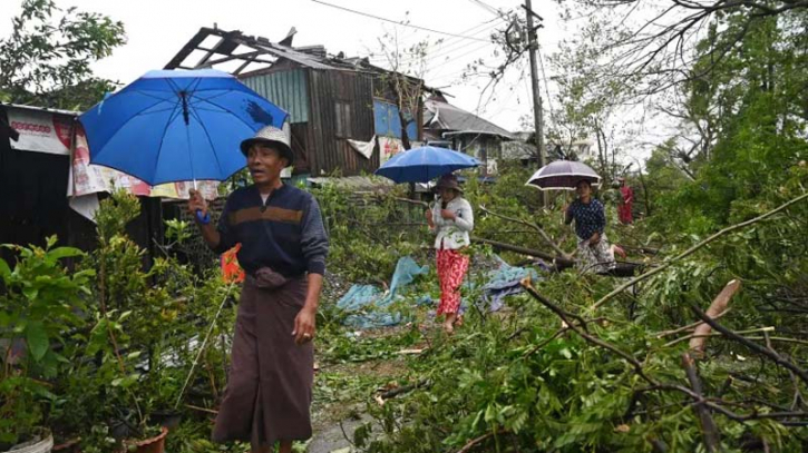 Three dead and 700 injured as storm pounds Myanmar